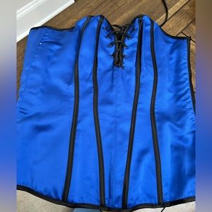 Reversible Cop/inmate corset